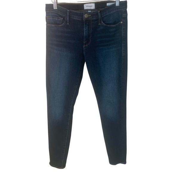 FRAME DENIM Le Skinny de Jeanne Wellington Jeans Mid-Rise Style# LSJ132 Size 28 - Picture 5 of 14